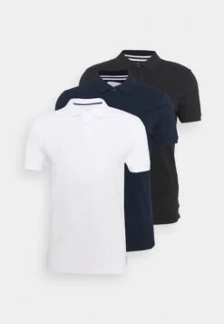 Pier One 3 Pack - Poloshirt - Black/Dark Blue/White 12 Pier One 3 Pack - Poloshirt - Black/Dark Blue/White -Pier One Verkoop 07cf99c8248048ac91837e46ad87ad09
