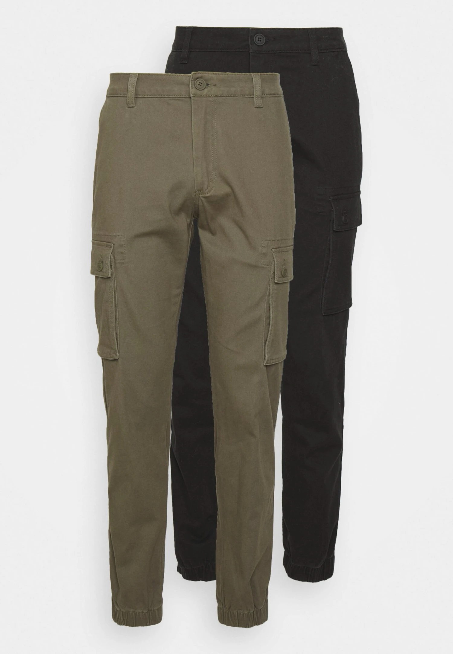 Pier One 2 Pack - Cargobroek - Olive/Black 5 Pier One 2 Pack - Cargobroek - Olive/Black - Afbeelding 5