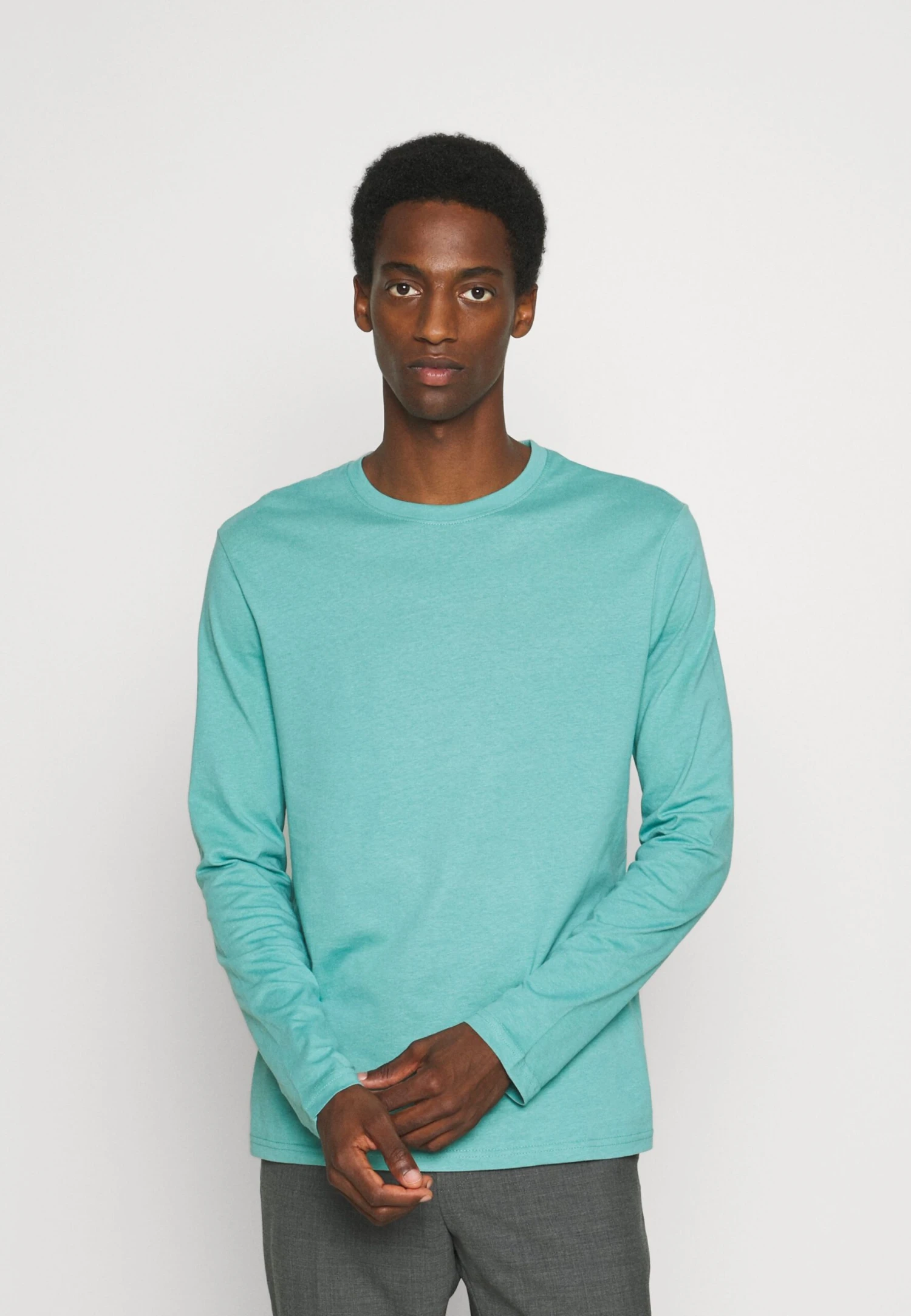 Pier One 5 Pack - Longsleeve - Dark Blue/Turquoise/White 2 Pier One 5 Pack - Longsleeve - Dark Blue/Turquoise/White - Afbeelding 2