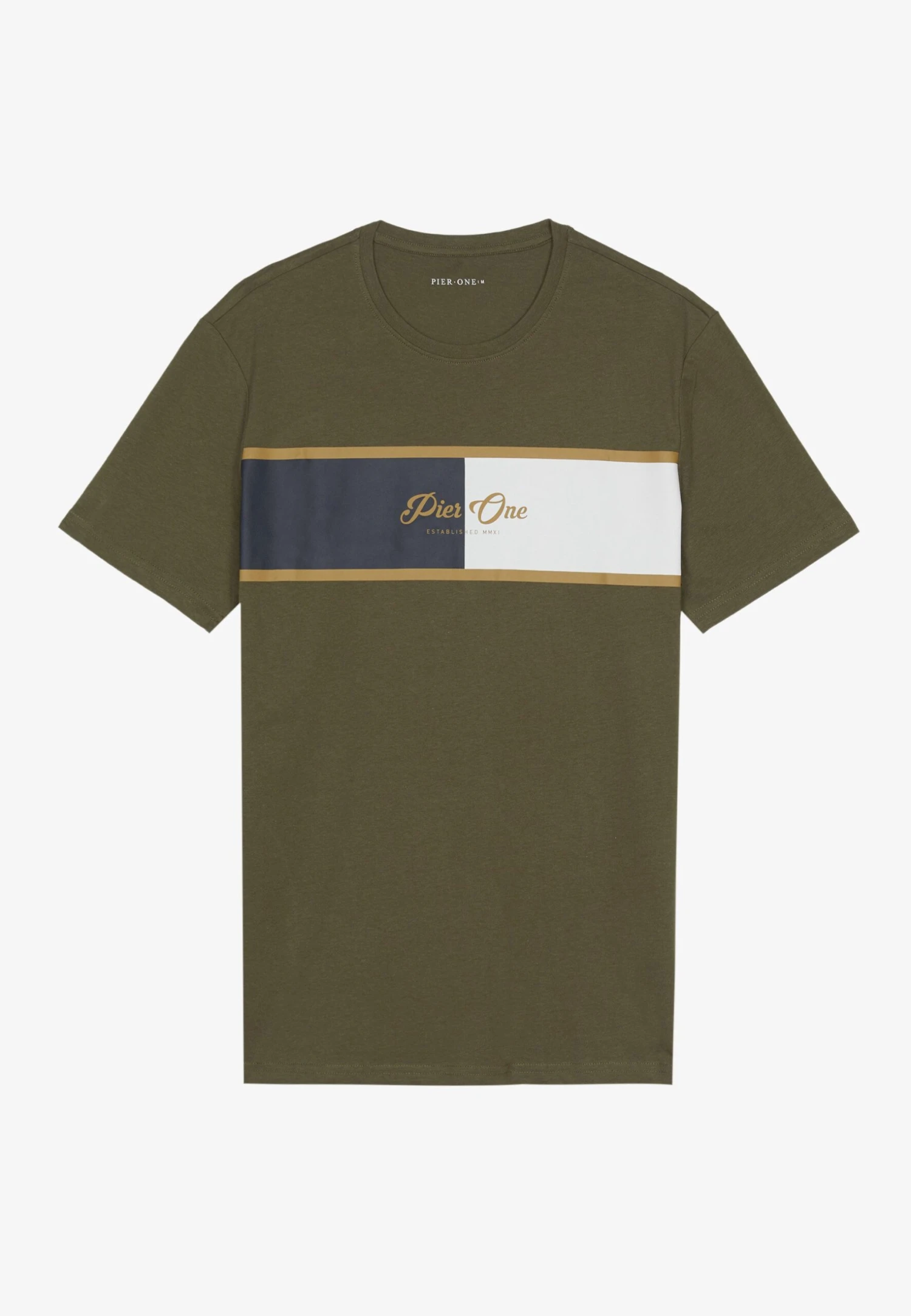 Pier One T-Shirt Print - Olive 6 Pier One T-Shirt Print - Olive - Afbeelding 6
