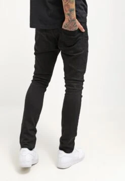 Pier One Slim Fit Jeans - Black Denim -Pier One Verkoop 2413fe9d29d847d09d18e8dcce927447