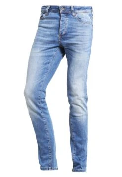 Pier One Slim Fit Jeans - Light Blue -Pier One Verkoop 274a01b7a55044638259503c6ee8946b