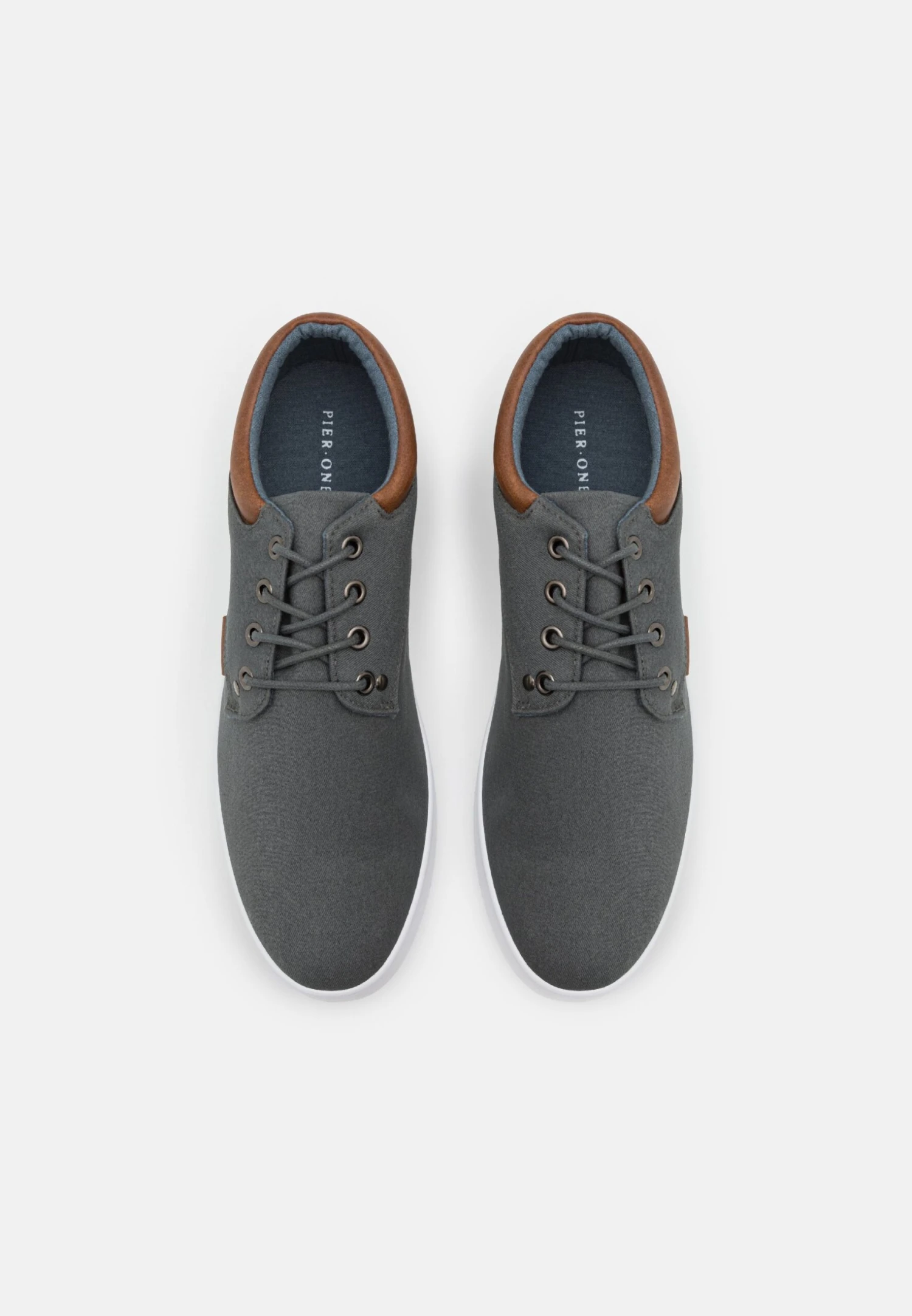 Pier One Unisex - Sneakers Laag - Grey 4 Pier One Unisex - Sneakers Laag - Grey - Afbeelding 4