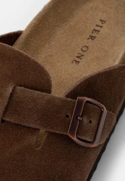 Pier One Leather Unisex - Pantoffels - Brown 11 Pier One Leather Unisex - Pantoffels - Brown -Pier One Verkoop 47364cdc1dcd4794860a5f6810594e6c