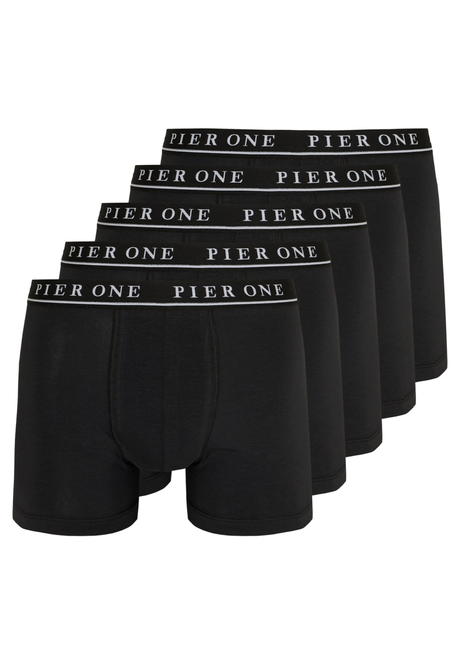 Pier One 5 Pack - Onderbroeken - Black 4 Pier One 5 Pack - Onderbroeken - Black - Afbeelding 4