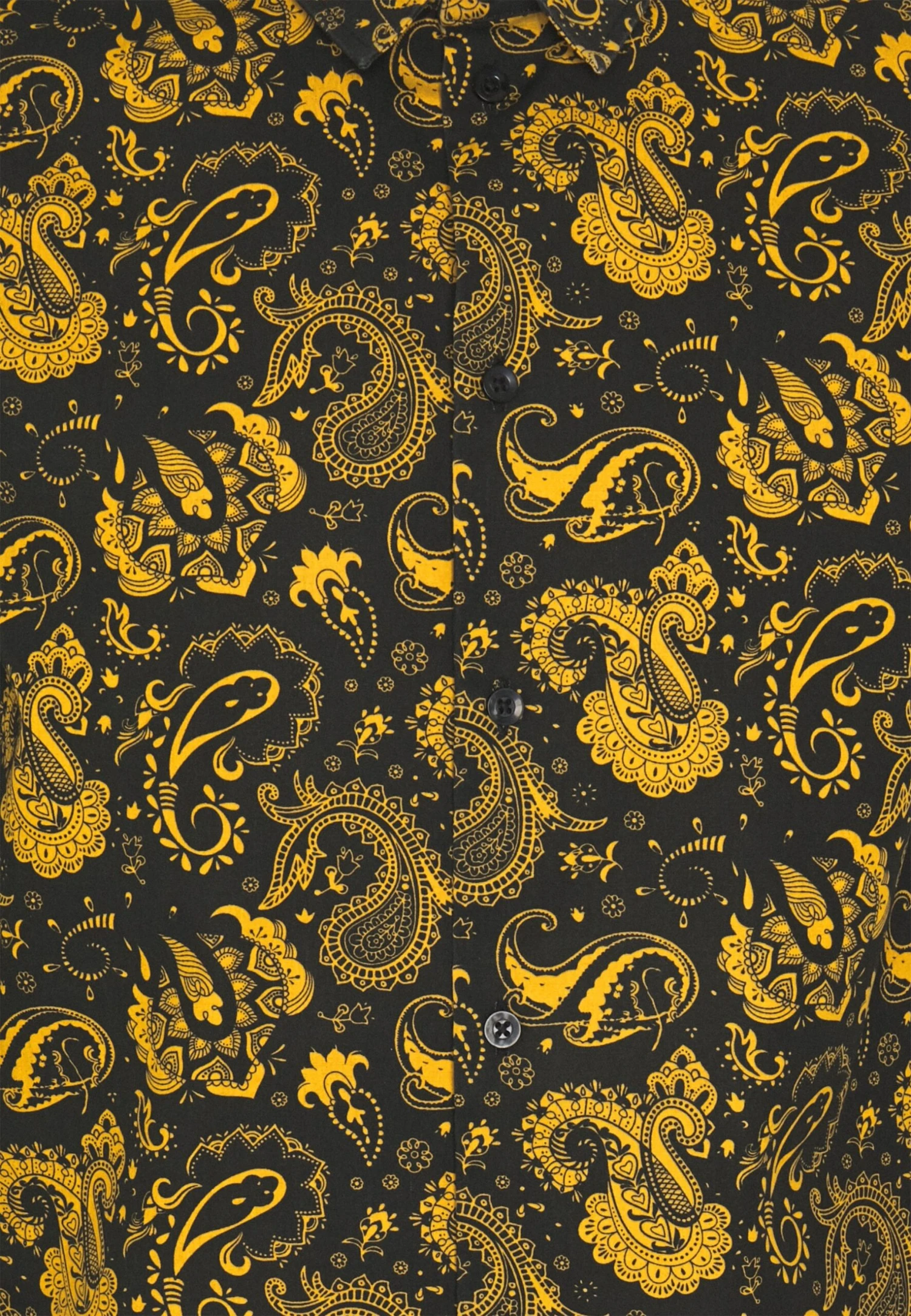 Pier One Festive Aop - Overhemd - Black 3 Pier One Festive Aop - Overhemd - Black - Afbeelding 3