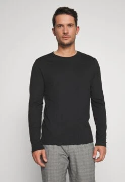 Pier One 2 Pack - Longsleeve - White/Black -Pier One Verkoop 77d1f130bf974783921531825fa29315