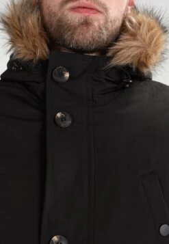 Pier One Parka - Black -Pier One Verkoop 83a6f641a86e43faa8ef00a6c10df83a