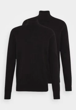 Pier One 2 Pack - Basic Turtleneck - Trui - Black -Pier One Verkoop 8734a667699e468ebb89189aafa90312