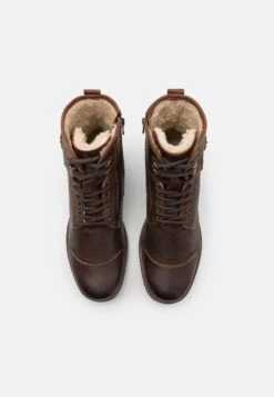 Pier One Leather - Veterboots - Brown -Pier One Verkoop 9cdda29c31d1480bad87b1b7287b863e