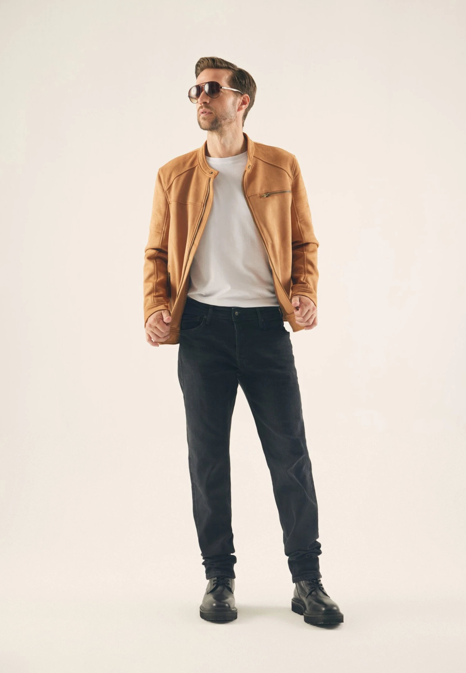 Pier One Imitatieleren Jas - Cognac 2 Pier One Imitatieleren Jas - Cognac - Afbeelding 2