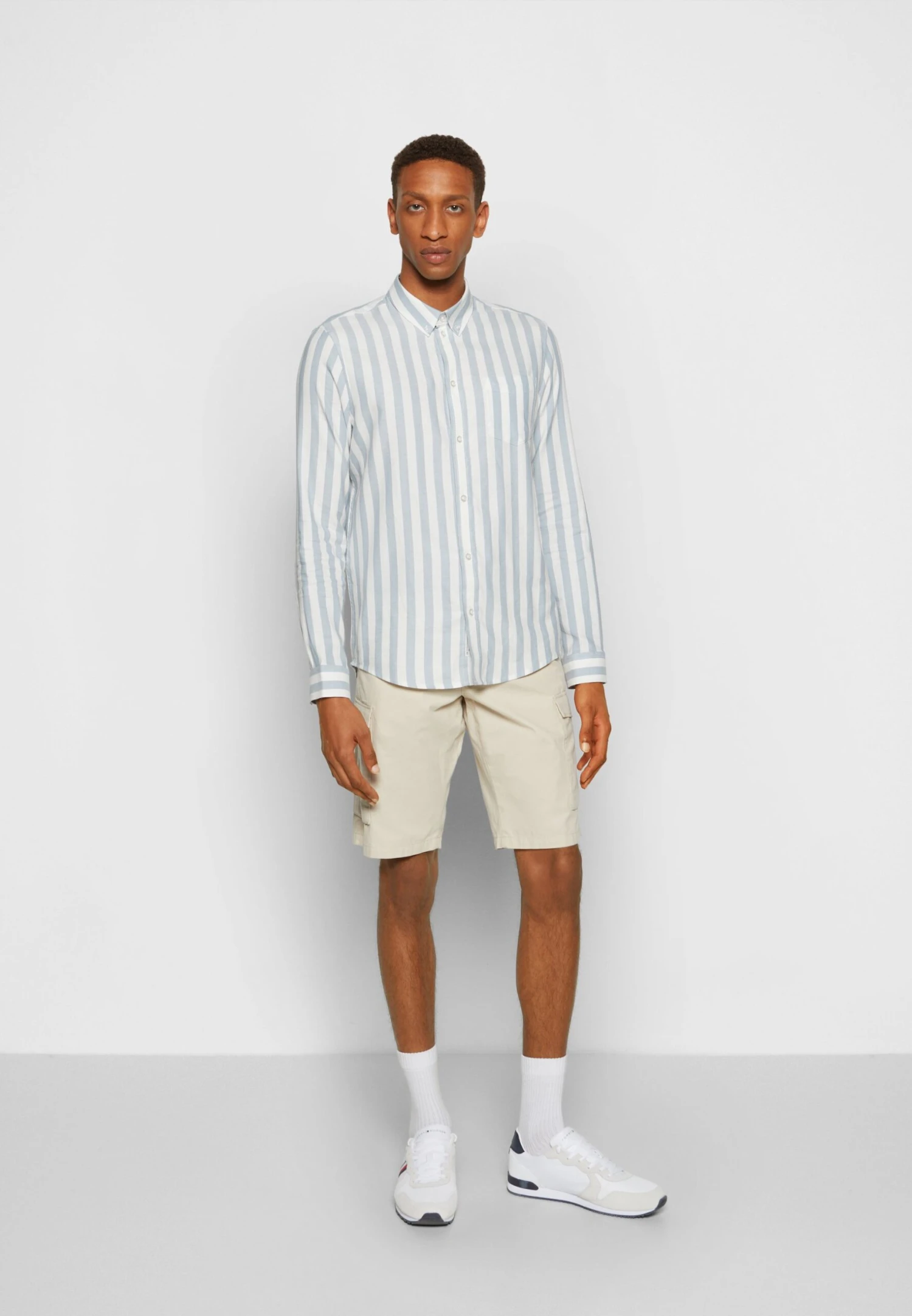 Pier One Overhemd -Light Blue/White 2 Pier One Overhemd -Light Blue/White - Afbeelding 2