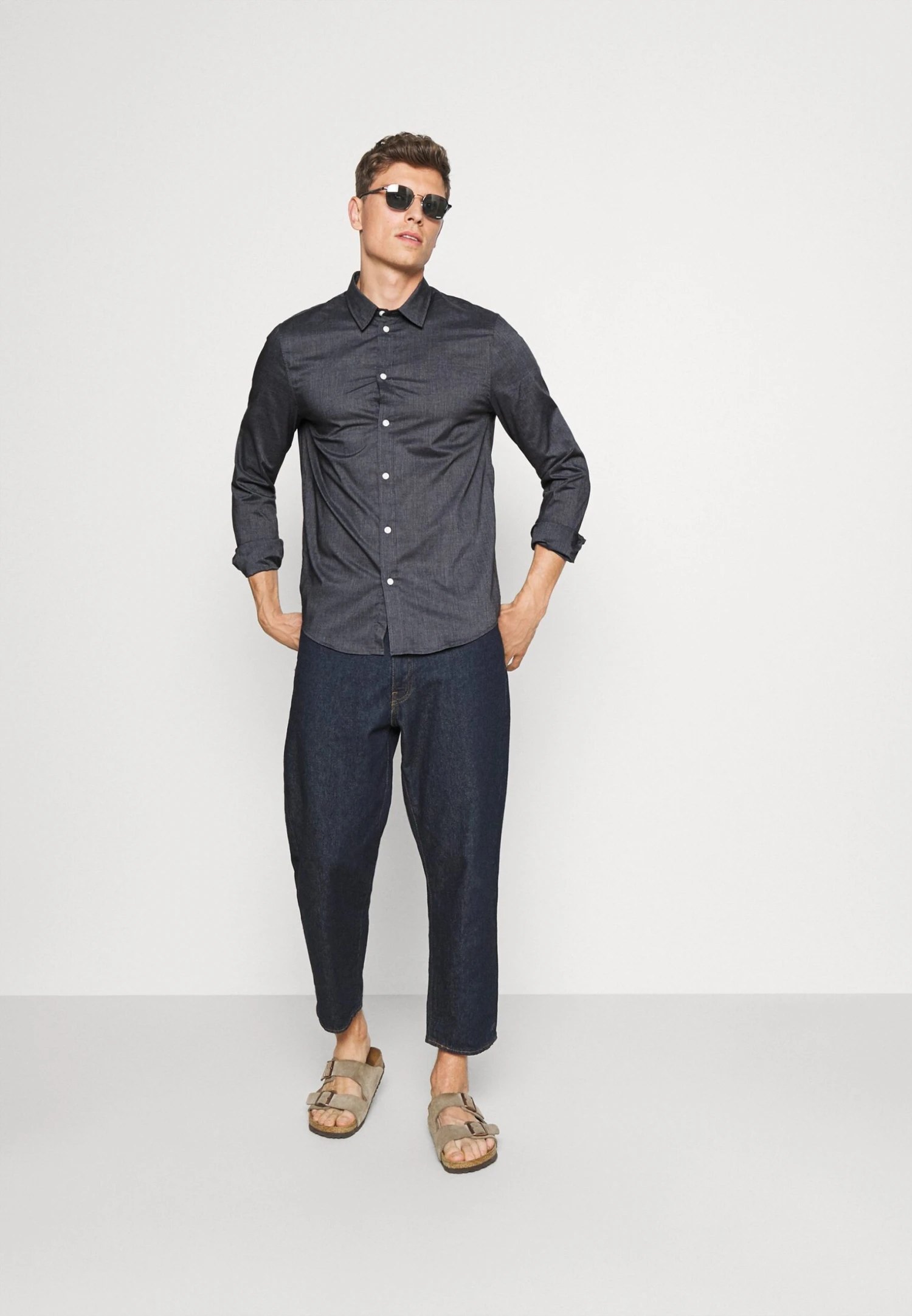 Pier One Overhemd -Blue Grey 2 Pier One Overhemd -Blue Grey - Afbeelding 2