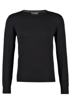 Pier One Basic Crewneck - Trui - Black -Pier One Verkoop c5ca2388fe5d4d33a54abb4077ab8816