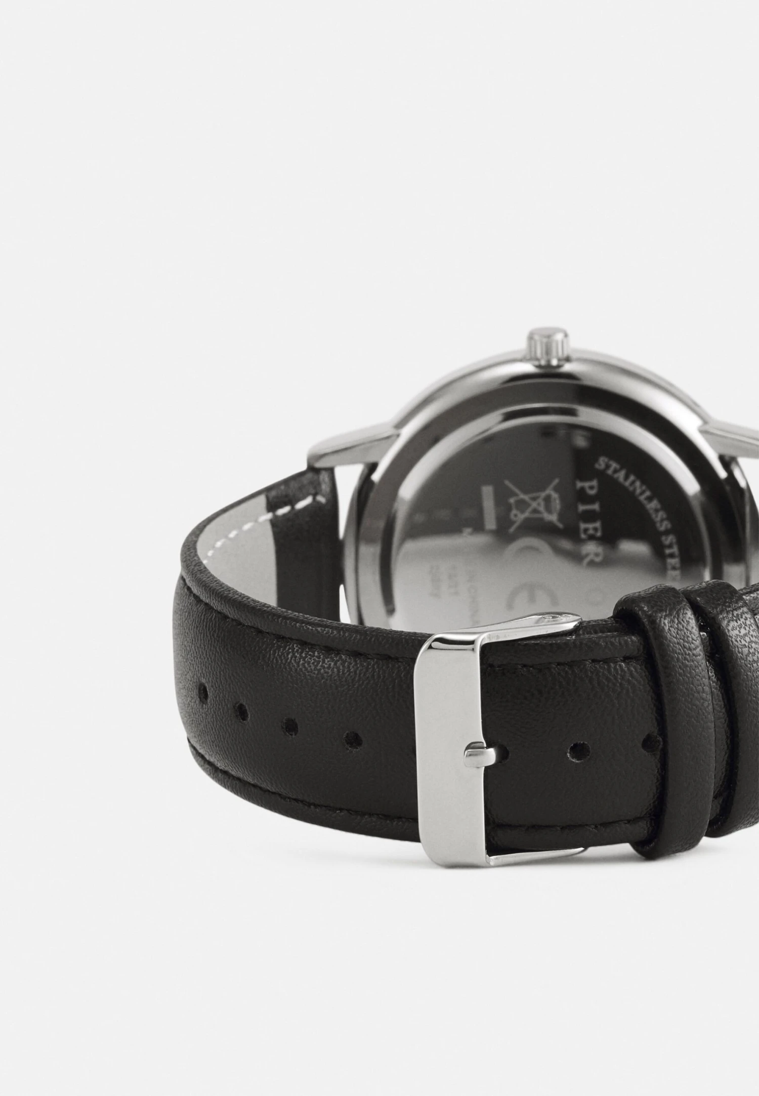 Pier One Horloge - Black/Silvercoloured 2 Pier One Horloge - Black/Silvercoloured - Afbeelding 2