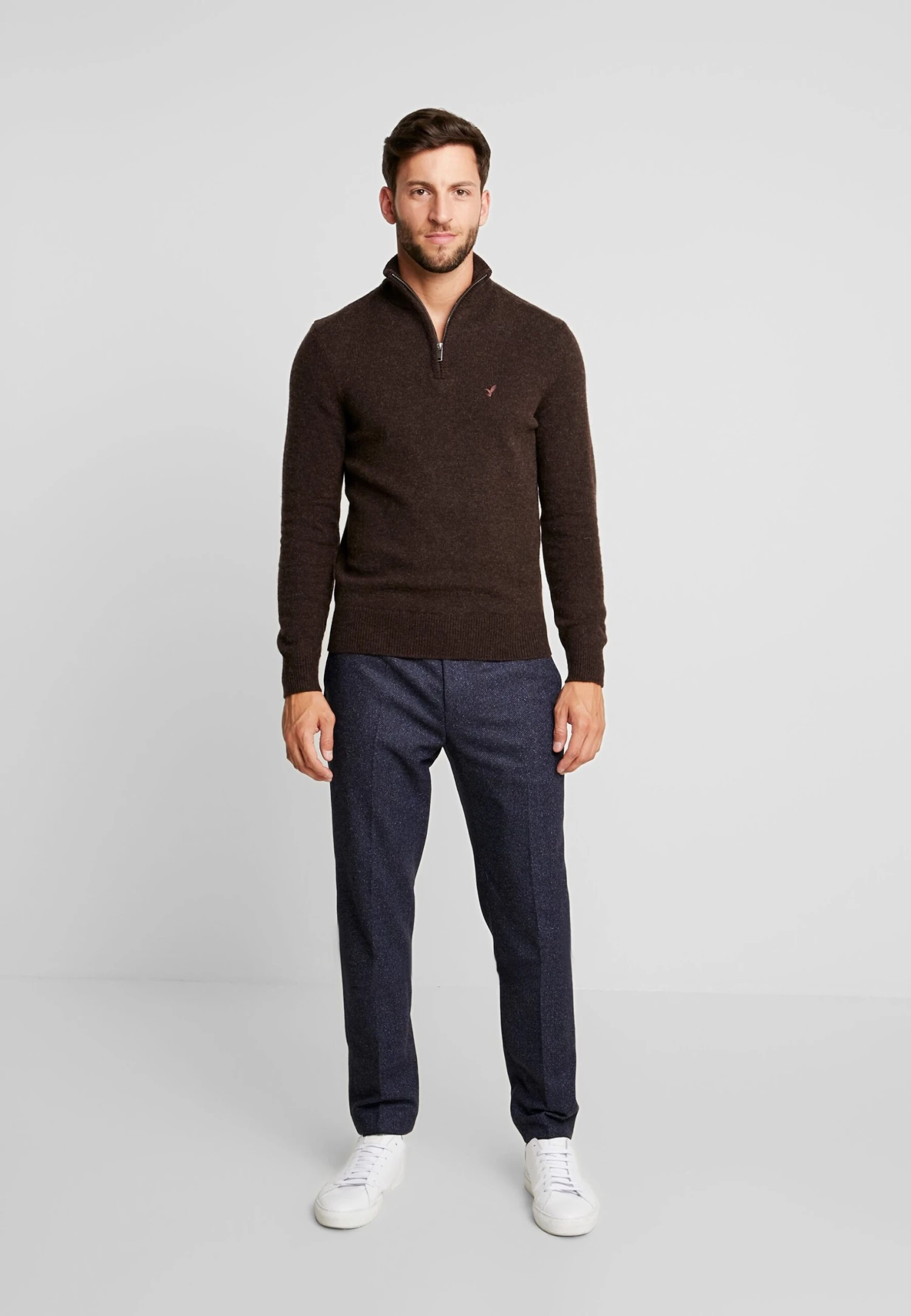 Pier One Trui - Mottled Brown 2 Pier One Trui - Mottled Brown - Afbeelding 2