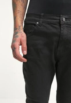 Pier One Slim Fit Jeans - Black Denim -Pier One Verkoop e6495bdd88fd4ba1ba4e9b5c63680635