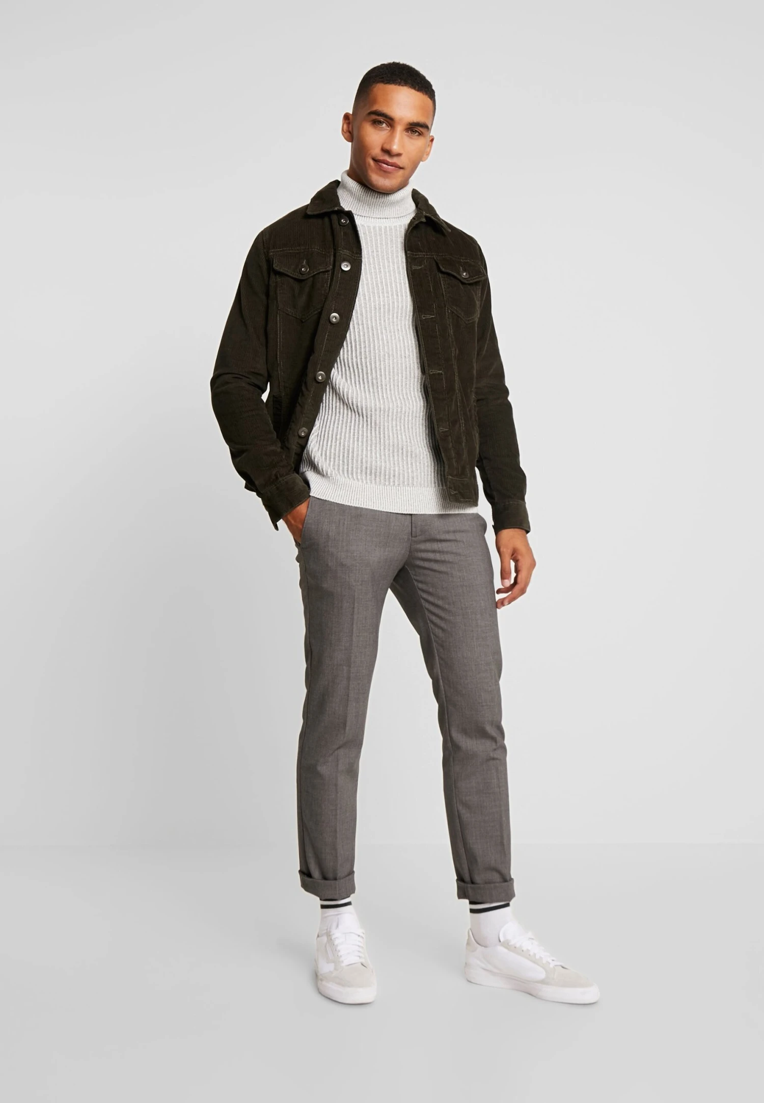 Pier One Trui - 111 - Mottled Light Grey 2 Pier One Trui - 111 - Mottled Light Grey - Afbeelding 2