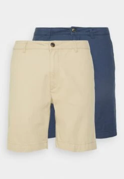 Pier One 2 Pack - Shorts -Dark Blue/Tan -Pier One Verkoop f9a892a3b0b34fe9815664d9ef698d9f