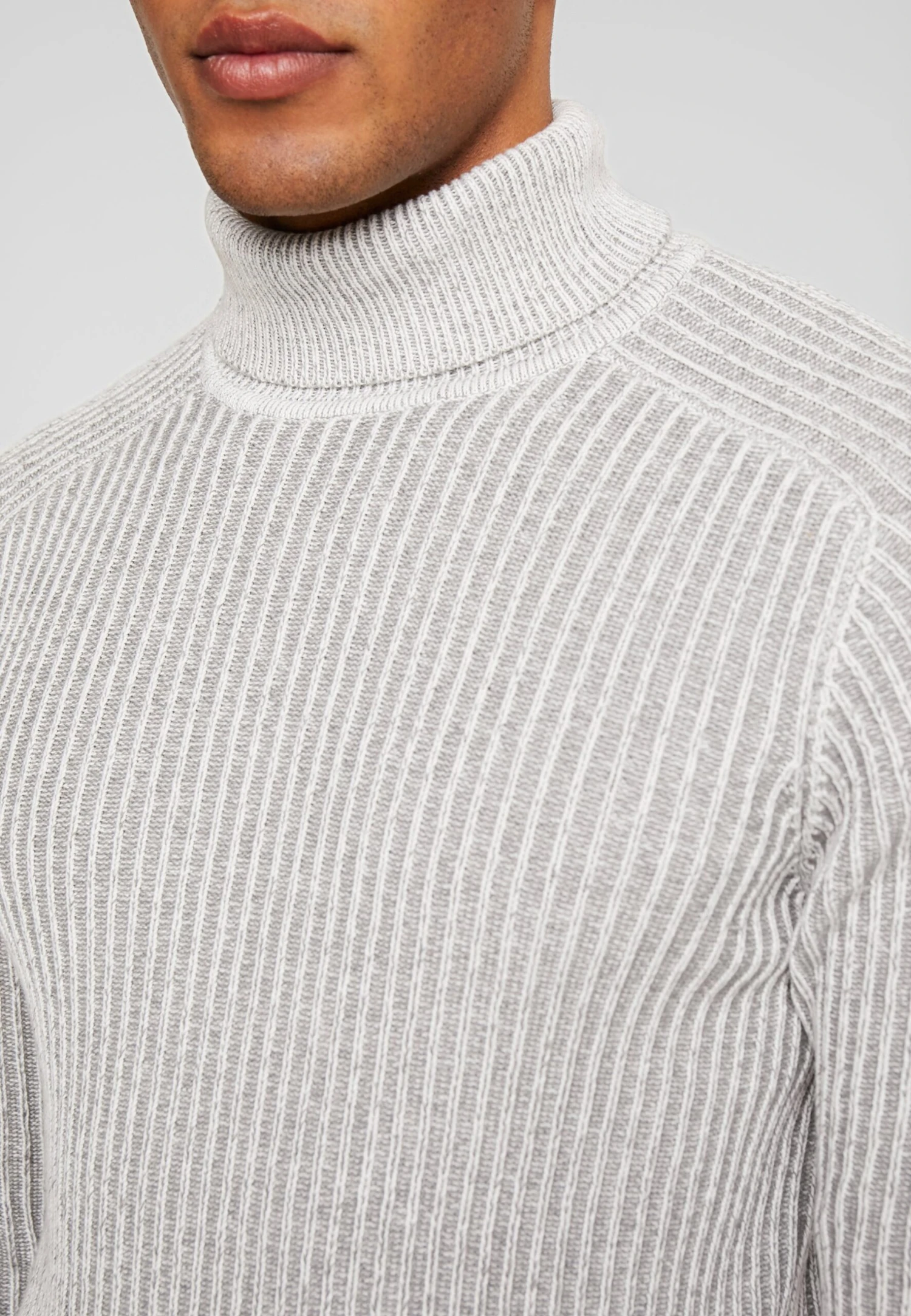 Pier One Trui - 111 - Mottled Light Grey 6 Pier One Trui - 111 - Mottled Light Grey - Afbeelding 6